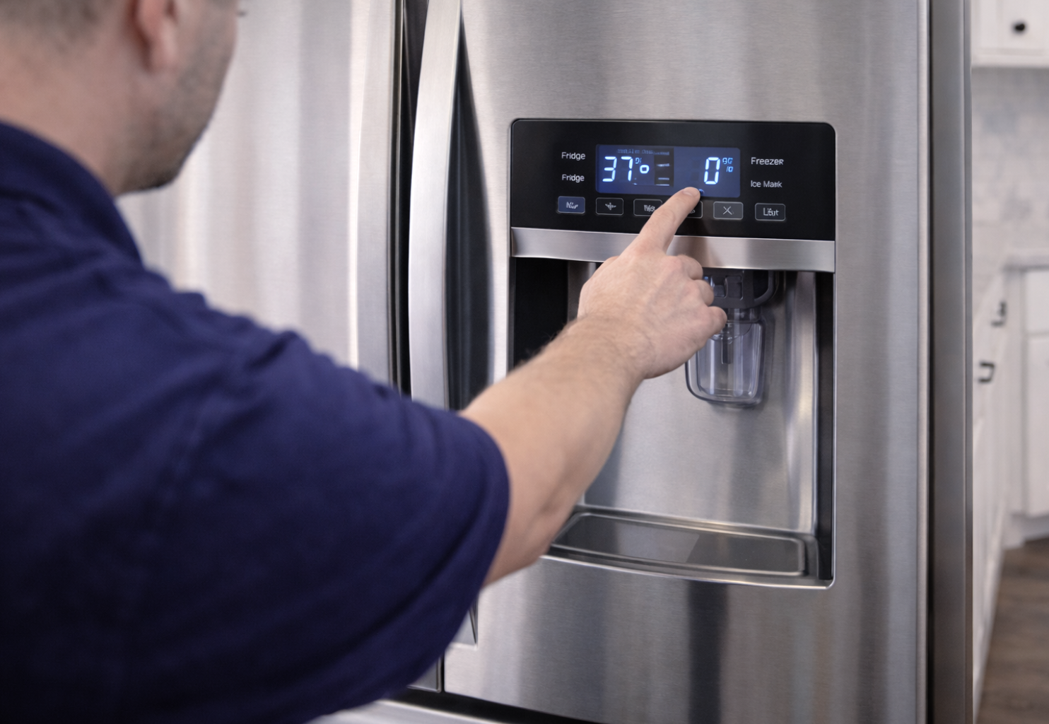 Final appliance testing after repair before the visit is completed