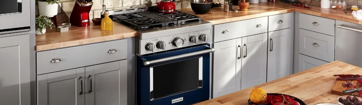 KitchenAid range burner clicks but won’t light